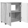 Cabinet de salle de bain avec porte Gris Sonoma 61 x 35 x 64 cm 614117614117
