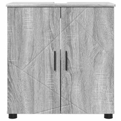 Cabinet de salle de bain avec porte Gris Sonoma 61 x 35 x 64 cm 614117614117