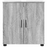 Cabinet de salle de bain avec porte Gris Sonoma 61 x 35 x 64 cm 614117614117