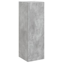 Cabinet de Salle de Bain Mural Gris béton 33 x 34,5 x 100 cm 614120614120