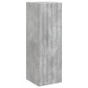 Cabinet de Salle de Bain Mural Gris béton 33 x 34,5 x 100 cm 614120614120