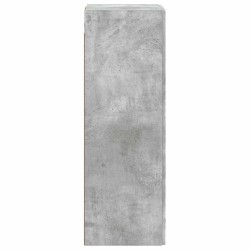 Cabinet de Salle de Bain Mural Gris béton 33 x 34,5 x 100 cm 614120614120