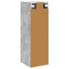 Cabinet de Salle de Bain Mural Gris béton 33 x 34,5 x 100 cm 614120614120