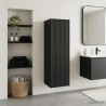 Cabinet de Salle de Bain Mural Noir 33 x 34,5 x 60 cm 614121614121