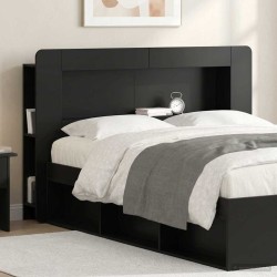 Cabinet de Tête de Lit avec stockage Bois d’ingénierie 614123614123