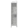Cabinet de Tête de Lit Gris béton Bois d'ingénierie 614125614125