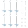 Ancre de terre 6 pcs Argenté Ø10 x 30 cm Métal galvanisé 614134614134