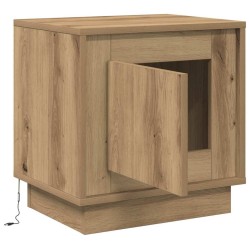 Cabinet de chevet Chêne artisanal 44 x 34,5 x 45 cm 614136614136