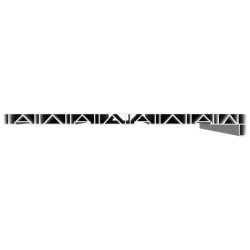 Appui de fenêtre Blanc 100 x 45 x 4,5 cm PVC 614139614139