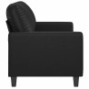 Canapé à 2 places Noir 120 cm Similicuir 614141614141