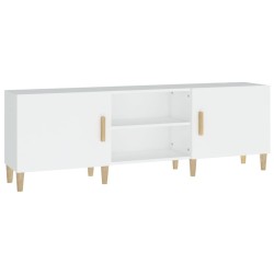 Meuble TV Blanc 150x30x50 cm Bois d'ingénierie 614143614143