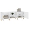 Meuble TV Blanc 150x30x50 cm Bois d'ingénierie 614143614143