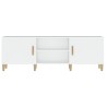 Meuble TV Blanc 150x30x50 cm Bois d'ingénierie 614143614143