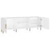 Meuble TV Blanc 150x30x50 cm Bois d'ingénierie 614143614143