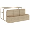 Rangement pour matelas gonflables de piscine beige 110 x 100 x 57 cm résine tressée 614144614144