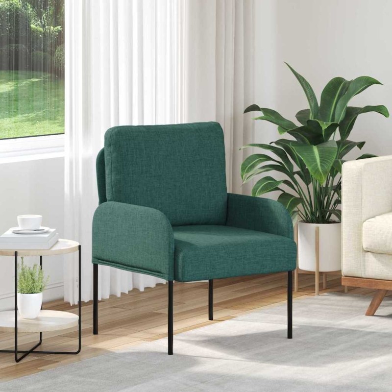 Canapés avec coussin 55cm Vert foncé Contreplaqué 614150614150