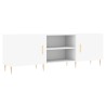 Meuble TV blanc 150x30x50 cm bois d'ingénierie 614151614151