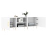 Meuble TV blanc 150x30x50 cm bois d'ingénierie 614151614151