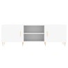 Meuble TV blanc 150x30x50 cm bois d'ingénierie 614151614151
