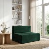 Canapé-lit pliable Vert foncé 70 x 80 x 60 cm Tissu 614153614153