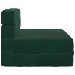 Canapé-lit pliable Vert foncé 70 x 80 x 60 cm Tissu 614153614153