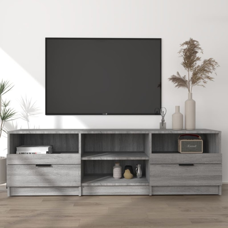 Meuble TV Sonoma gris 150x33,5x45 cm Bois d'ingénierie 614154614154