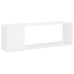 Meuble TV Blanc 100x24x32 cm Bois d'ingénierie 614158614158