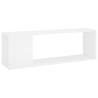 Meuble TV Blanc 100x24x32 cm Bois d'ingénierie 614158614158