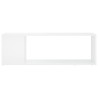 Meuble TV Blanc 100x24x32 cm Bois d'ingénierie 614158614158