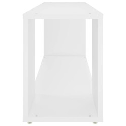 Meuble TV Blanc 100x24x32 cm Bois d'ingénierie 614158614158