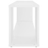 Meuble TV Blanc 100x24x32 cm Bois d'ingénierie 614158614158