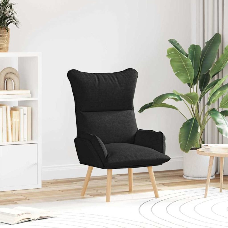 fauteuil Noir 69 x 74 x 93 cm Tissu et Contreplaqué 614160614160