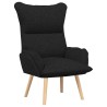 fauteuil Noir 69 x 74 x 93 cm Tissu et Contreplaqué 614160614160