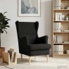 Fauteuil Noir Bouclé 614165614165