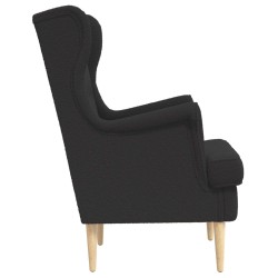 Fauteuil Noir Bouclé 614165614165