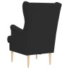 Fauteuil Noir Bouclé 614165614165