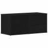 Meuble TV Chêne noir 80 x 34 x 36 cm Bois d'ingénierie 614166614166