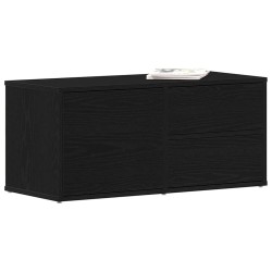 Meuble TV Chêne noir 80 x 34 x 36 cm Bois d'ingénierie 614166614166