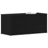 Meuble TV Chêne noir 80 x 34 x 36 cm Bois d'ingénierie 614166614166