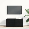Meuble TV Chêne noir 80 x 34 x 36 cm Bois d'ingénierie 614166614166