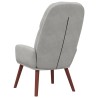 Fauteuil relax velours gris clair 614167614167