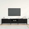 Meuble TV Chêne noir 200 x 25 x 44 cm Bois d'ingénierie 614168614168