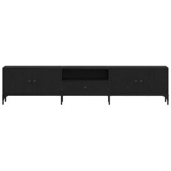 Meuble TV Chêne noir 200 x 25 x 44 cm Bois d'ingénierie 614168614168