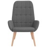 Fauteuil relaxant en tissu gris foncé 614170614170