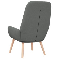 Fauteuil relaxant en tissu gris foncé 614170614170