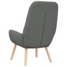 Fauteuil relaxant en tissu gris foncé 614170614170