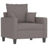 Fauteuil Taupe 60 cm Tissu 614171614171