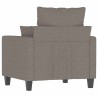 Fauteuil Taupe 60 cm Tissu 614171614171