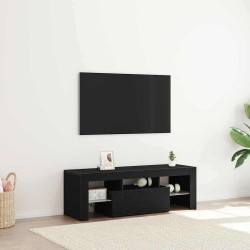 Meuble TV Chêne noir 120 x 35 x 40 cm Bois d'ingénierie 614175614175