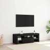 Meuble TV Chêne noir 120 x 35 x 40 cm Bois d'ingénierie 614175614175